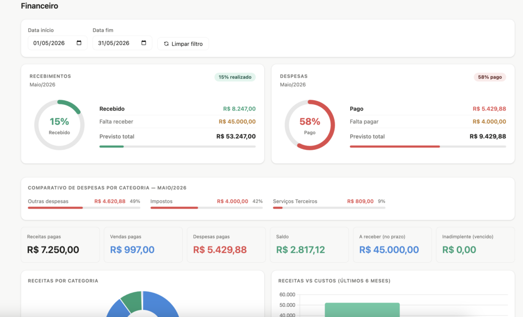 SysFinance Sysfin Gerenciador de Finanças